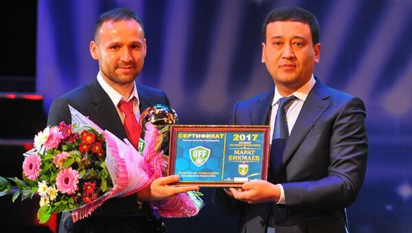 Марат Бикмаев стал футболистом года в Узбекистане - Sputnik Узбекистан