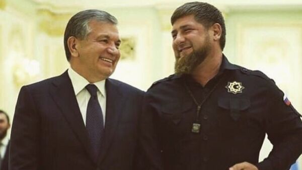 Президент Узбекистана Шавкат Мирзиёев и глава Чеченской Республики Рамзан Кадыров - Sputnik Узбекистан