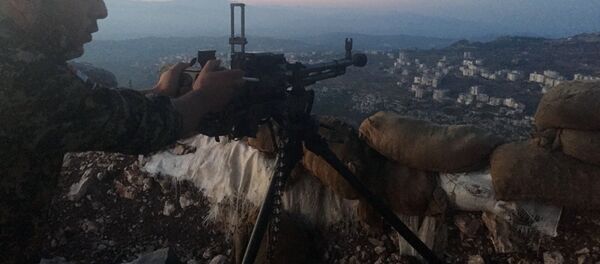 Позиция сирийской армии в районе поселения Араму - Sputnik Узбекистан