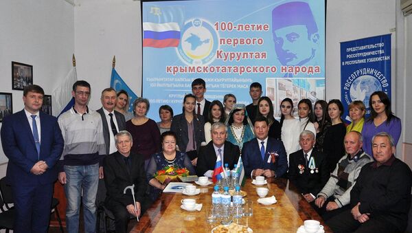 100 лет Курултаю крымских татар отметили в Ташкенте - Sputnik Узбекистан
