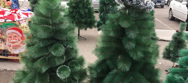 Продажа елок в Ташкенте - Sputnik Ўзбекистон