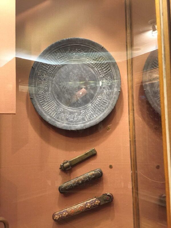 Ляган из мрамора в Музее Востока в Москве Ляган из мрамора в Музее Востока в Москве - Sputnik Узбекистан