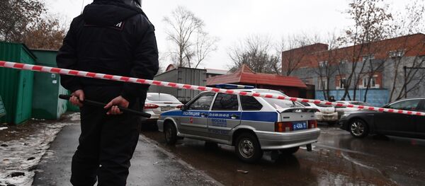 Оцепление полиции на Иловайской улице - Sputnik Узбекистан