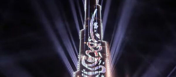 Самое масштабное лазерное шоу в Дубае - Sputnik Узбекистан