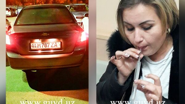 Доска позора: фото пьяных авто-леди опубликованы на сайте ГУВД Ташкента - Sputnik Ўзбекистон
