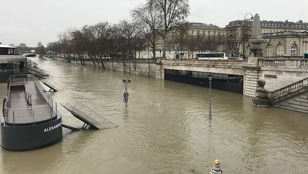Наводнение в Париже - Sputnik Узбекистан