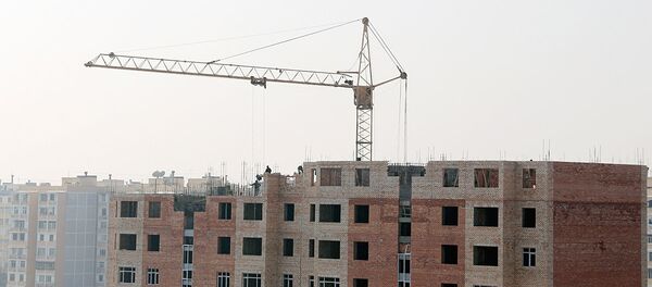 Строительство дома в Ташкенте Строительство дома в Ташкенте - Sputnik Ўзбекистон