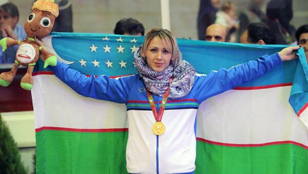 Надия Дусанова на чемпионате Азии по легкой атлетике в помещении в Тегеране - Sputnik Узбекистан