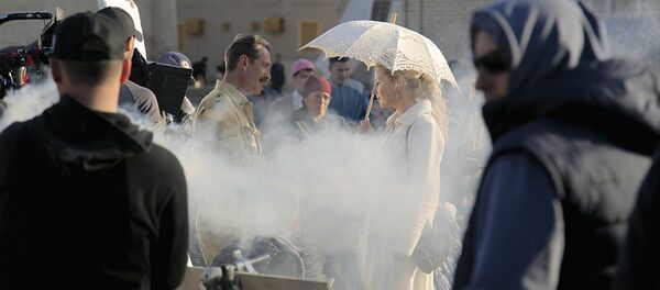 Владимир Машков на съемках фильма Медное солнце - Sputnik Узбекистан