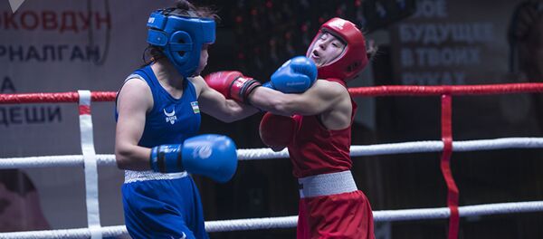 Международный турнир по боксу, посвященный памяти Героя Советского Союза Дуйшенкула Шопокова в Бишкеке Международный турнир по боксу, посвященный памяти Героя Советского Союза Дуйшенкула Шопокова в Бишкеке - Sputnik Ўзбекистон