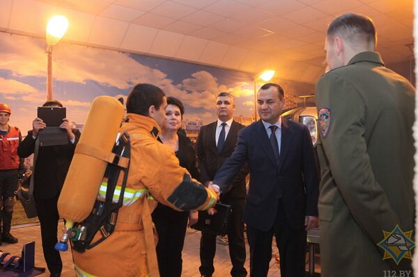 Делегация МЧС Узбекистана посещает Беларусь - Sputnik Узбекистан