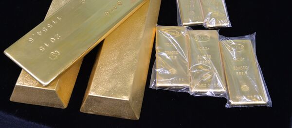 Золотые слитки - Sputnik Ўзбекистон