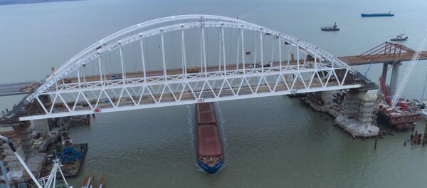 СПУТНИК_Строительство моста в Крым: итоги за два года СПУТНИК_Строительство моста в Крым: итоги за два года - Sputnik Узбекистан