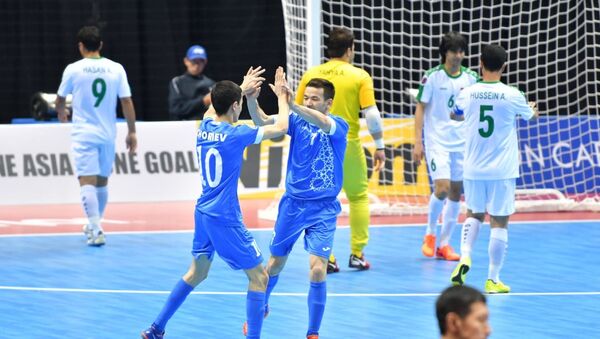 Мачт за третье место Узбекистан - Ирак на чемпионате Азии по футзалу - Sputnik Ўзбекистон