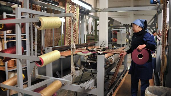 Завод по производству ковров SAG в Самарканде - Sputnik Узбекистан