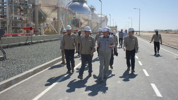 Строительство Устюртского газохимического комплекса - Sputnik Узбекистан