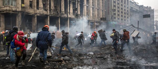 Беспорядки на Майдане в феврале 2014 года - Sputnik Узбекистан