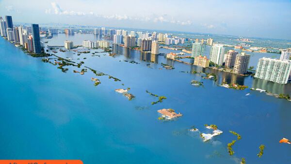 Как бы выглядел Майами-бич после затопления в результате глобального потепления - Sputnik Узбекистан