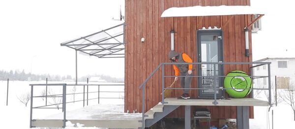 Белорус построил свой собственный компактный мини-дом - Sputnik Узбекистан