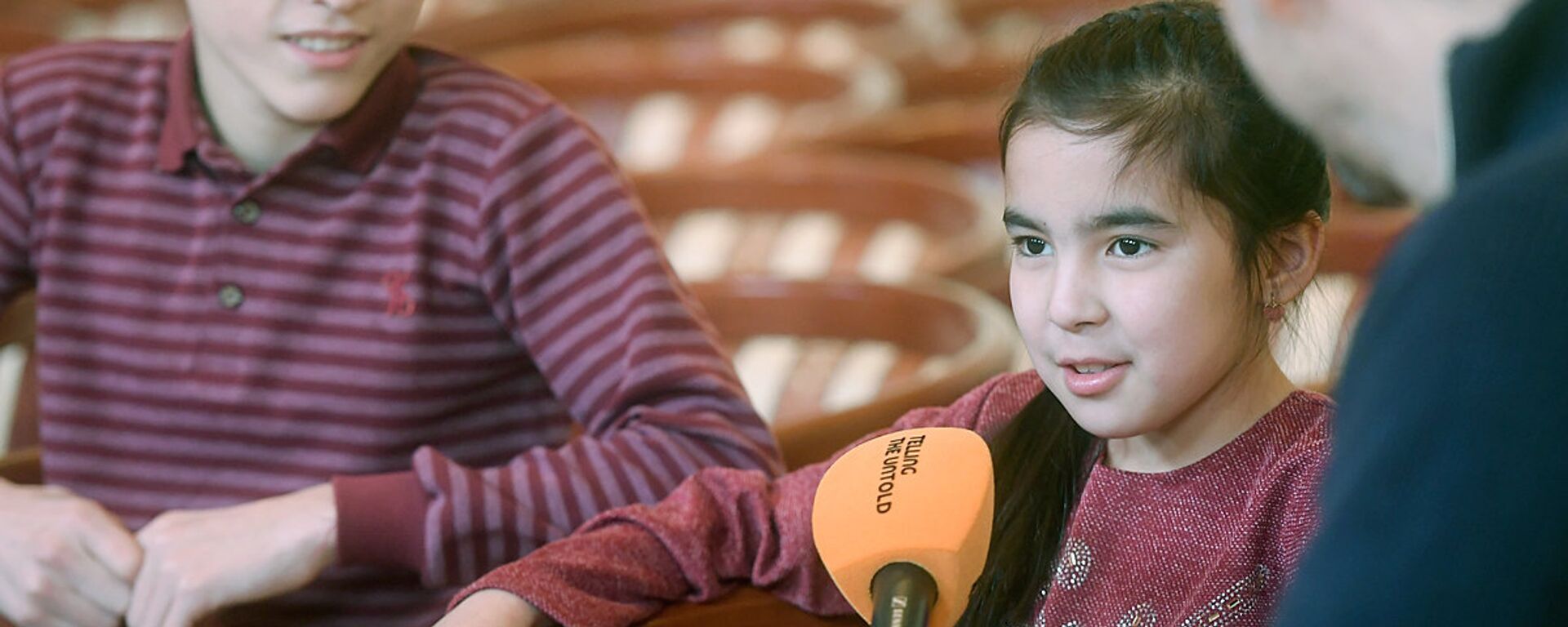 Участники проекта Ты супер! из Узбекистана во время интервью - Sputnik Узбекистан, 1920, 16.02.2018