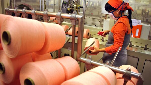 Текстильные фабрики Uztex Chirchik и Eurotex Global в Узбекистане - Sputnik Узбекистан
