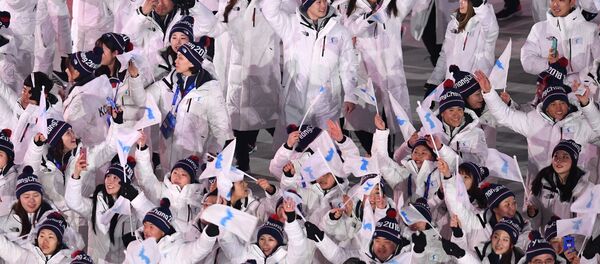 Церемония открытия XXIII зимних Олимпийских игр - Sputnik Узбекистан