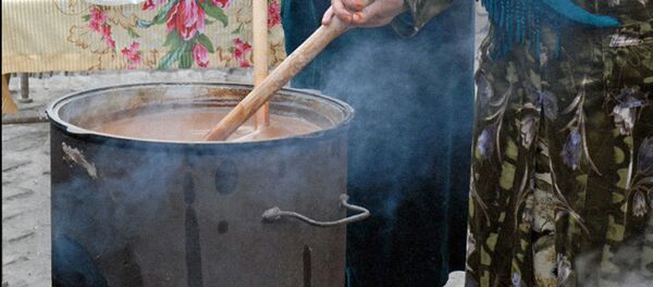 Приготовление сумаляка - Sputnik Узбекистан