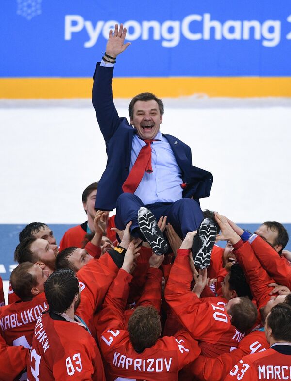 Олимпиада 2018. Хоккей. Мужчины. Финал Олимпиада 2018. Хоккей. Мужчины. Финал - Sputnik Узбекистан