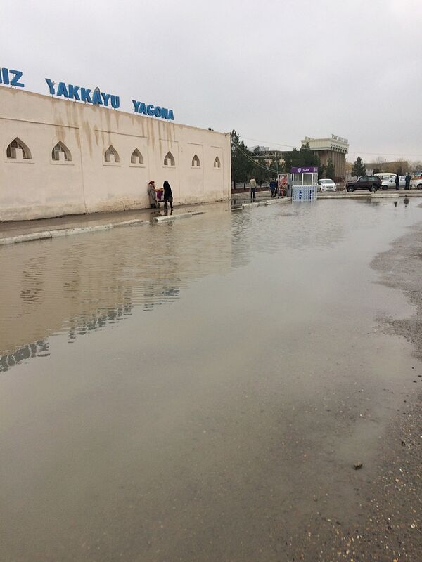 Последствия дождя в Бухаре - Sputnik Узбекистан
