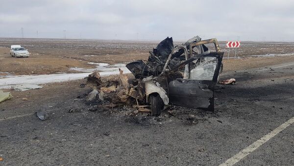 Семеро человек погибли в аварии на трассе Актау-Бейнеу - Sputnik Ўзбекистон