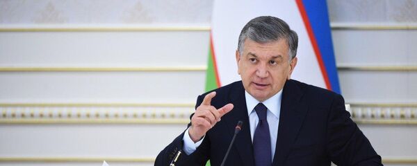 Президент Республики Узбекистан Шавкат Мирзиёев Президент Республики Узбекистан Шавкат Мирзиёев - Sputnik Ўзбекистон