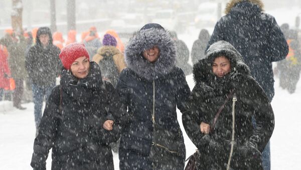 Снегопад в Москве - Sputnik Узбекистан