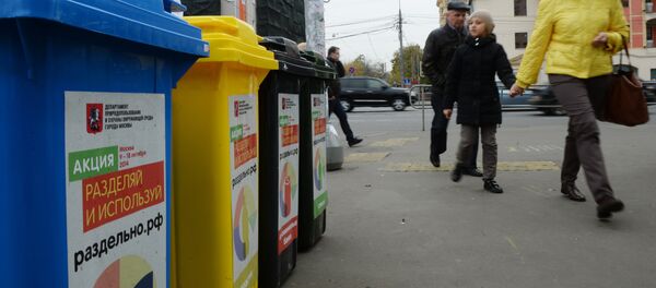 Мобильные пункты раздельного сбора отходов - Sputnik Узбекистан