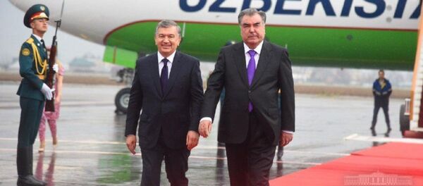 Визит Шавката Мирзиёева в Таджикистан - Sputnik Узбекистан