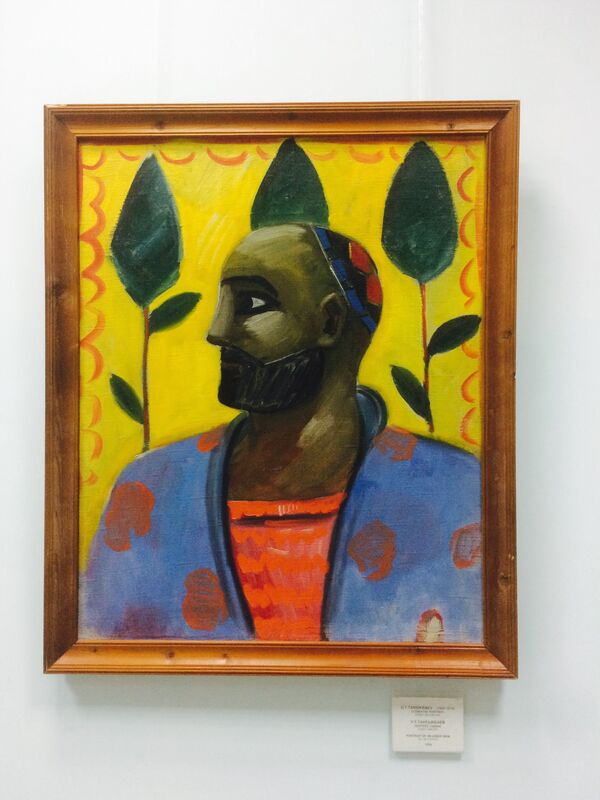 Картина из коллекции музея имени Савицкого в Нукусе Картина из коллекции музея имени Савицкого в Нукусе - Sputnik Узбекистан