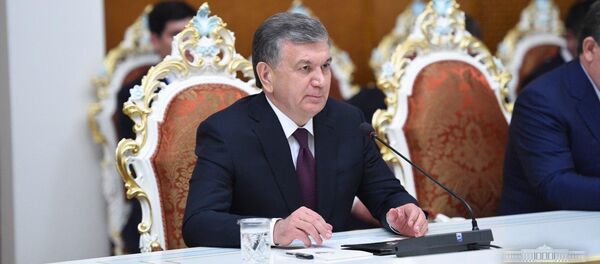 Президент Узбекистана во время визита в Душанбе - Sputnik Узбекистан