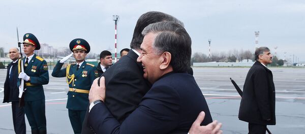 Визит Шавката Мирзиёева в Таджикистан Визит Шавката Мирзиёева в Таджикистан - Sputnik Ўзбекистон