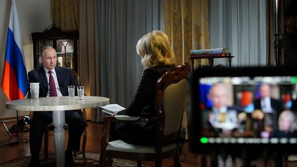 Президент РФ В. Путин дал интервью телеканалу Эн-би-си - Sputnik Узбекистан