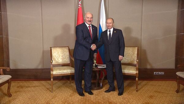 Путин на саммите СНГ лично поздравил Лукашенко с победой на выборах - Sputnik Узбекистан