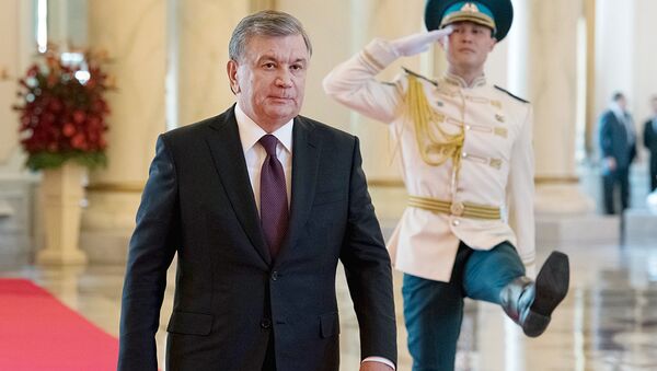 Шавкат Мирзиёев во время встречи глав ЦА в Астане - Sputnik Ўзбекистон