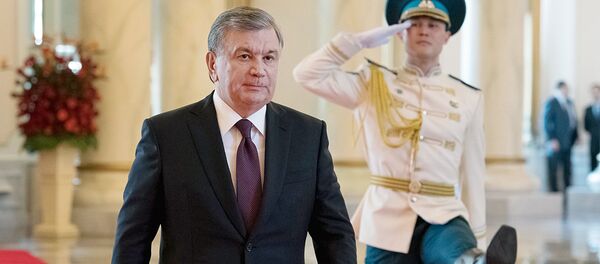 Шавкат Мирзиёев во время встречи глав ЦА в Астане Шавкат Мирзиёев во время встречи глав ЦА в Астане - Sputnik Ўзбекистон