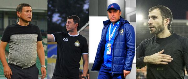 Тренерский штаб сборной Узбекистана по футболу Тренерский штаб сборной Узбекистана по футболу - Sputnik Узбекистан