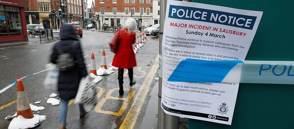 Полиция уведомляется о проведении лабораторных исследований вокруг ресторана, в котором находился бывший сотрудник российской разведки Сергей Скрипаль и его дочь Юлия перед тем как быть отравленными Полиция уведомляется о проведении лабораторных исследований вокруг ресторана, в котором находился бывший сотрудник российской разведки Сергей Скрипаль и его дочь Юлия перед тем как быть отравленными - Sputnik Узбекистан