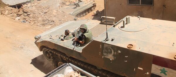 Позиция сирийской армии в районе поселения Сальма и города Забадани Позиция сирийской армии в районе поселения Сальма и города Забадани - Sputnik Узбекистан