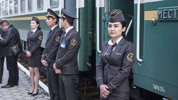 В Бишкек прибыл поезд из Ташкента - Sputnik Ўзбекистон