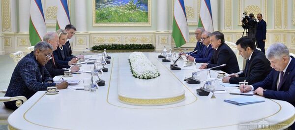 Президент Республики Узбекистан принял заместителя государственного секретаря США Президент Республики Узбекистан принял заместителя государственного секретаря США - Sputnik Узбекистан