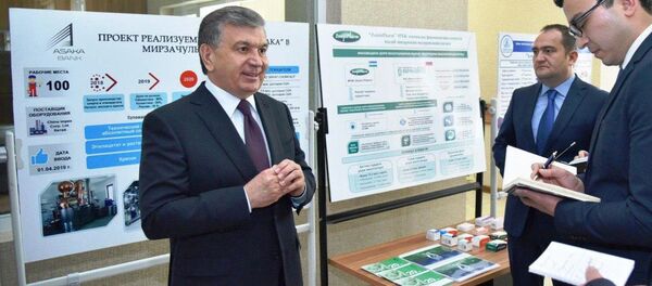 Шавкат Мирзиёев ознакомился с инвестиционными проектами в Джизаке Шавкат Мирзиёев ознакомился с инвестиционными проектами в Джизаке - Sputnik Ўзбекистон