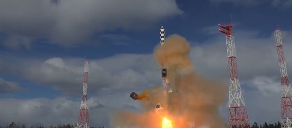 Минобороны опубликовало видео испытаний ракеты Сармат - Sputnik Ўзбекистон