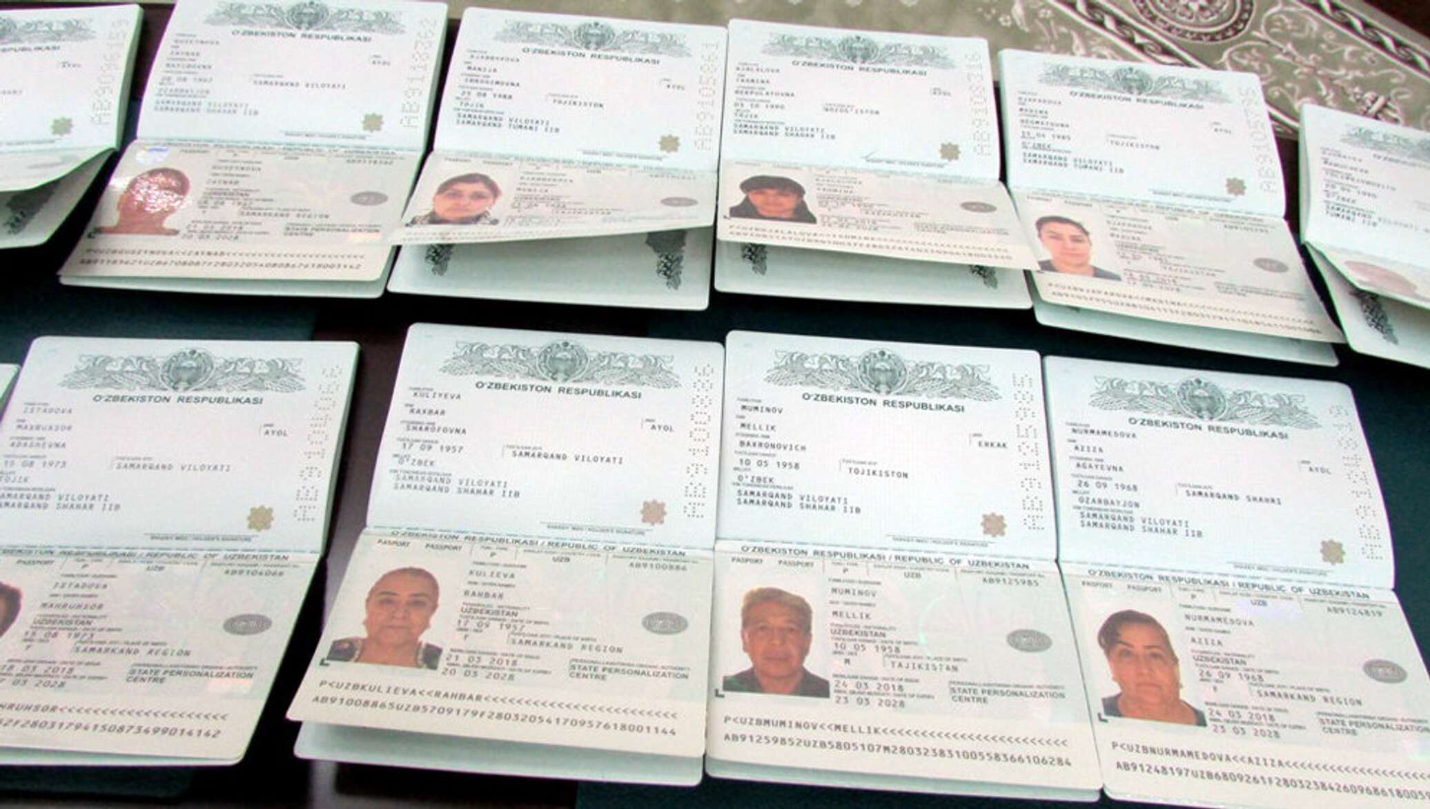 Паспорт Узбекистана новый