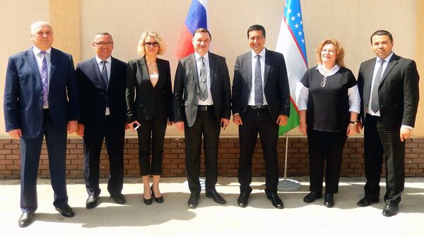 Делегация Федеральной службы по труду и занятости Российской Федерации в Ташкенте Делегация Федеральной службы по труду и занятости Российской Федерации в Ташкенте - Sputnik Узбекистан